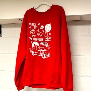 Brand new Peach Pit pullover sweatshirt